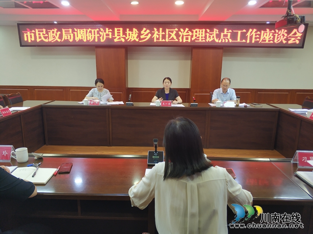 泸州市民政局到玉蟾街道调研泸县城乡社区治理试点工作(图5)