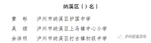 纳溪有1人获得“新时代最美教师”，还有这些教师、班主任受表扬，快来看看你认识吗？(图5)