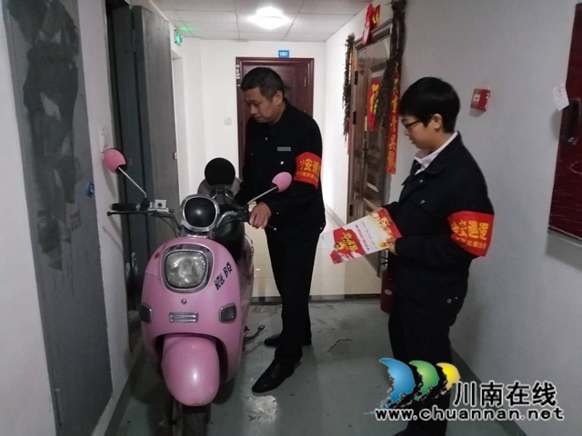 内江经开区靖民镇双雁社区：持续开展消防检查，确保辖区“双节”安全(图3)