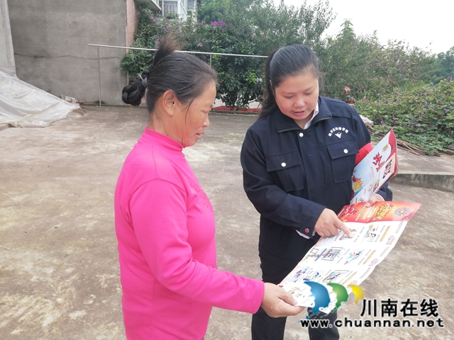 内江经开区靖民镇双塘村：做好双节消防安全，保障安全过假期(图2)