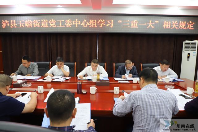 玉蟾街道召开党工委中心组学习会(图2)