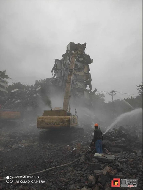 被征收人要求过高而未达成补偿协议 自贡市自流井区一房屋被依法拆除(图3)