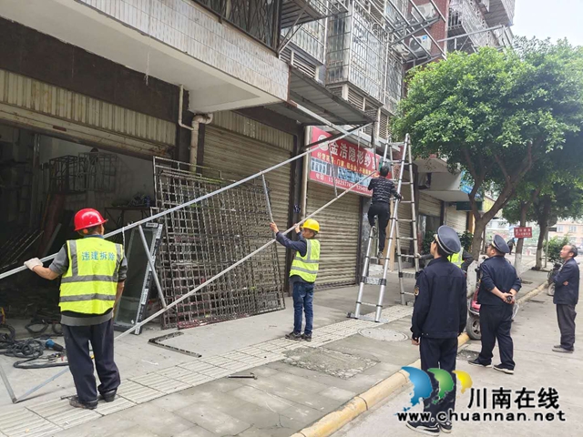 古蔺：开展户外广告专项整治 助力省级文明城市创建(图3)