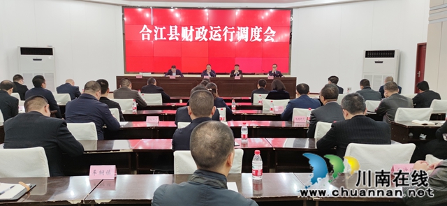合江县召开财政运行调度会(图1)