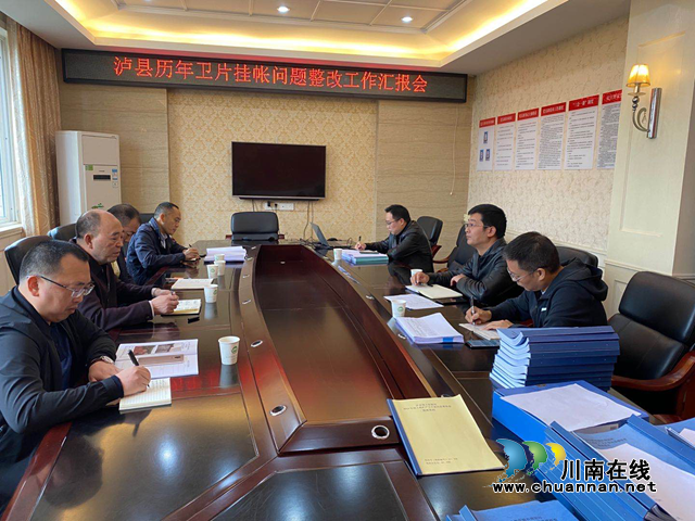 泸州市国土资源执法监察支队到泸县督查历年卫片挂账问题整改工作(图1)