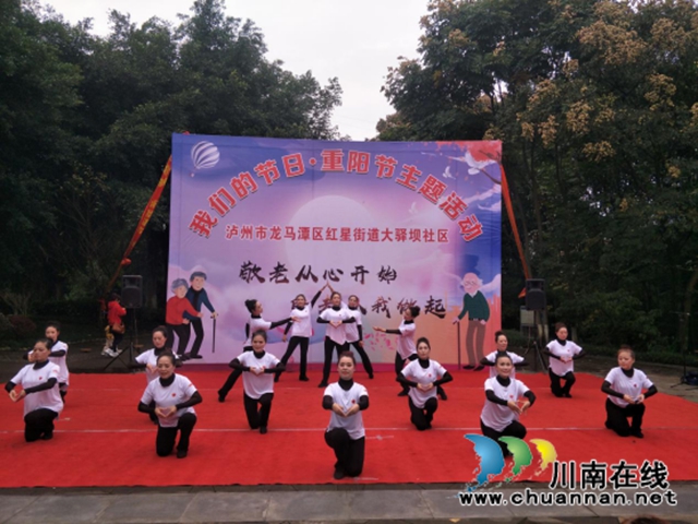 龙马潭区红星街道大驿坝社区开展“我们的节日·重阳节”主题活动(图1)