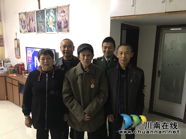 忆峥嵘，送温情！龙马潭区罗汉街道看望抗美援朝老兵(图6)