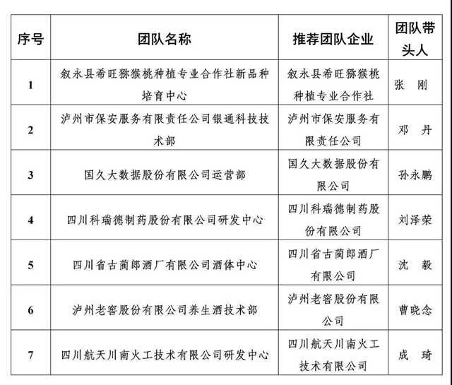 公示丨泸州市2020年度“酒城英才”拟入选名单出炉!(图2) 公示丨泸州市2020年度“酒城英才”拟入选名单出炉!(图2)