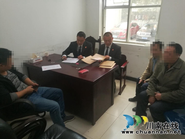 农民工工资遭拖欠 纳溪法院强制执行立见效(图1)