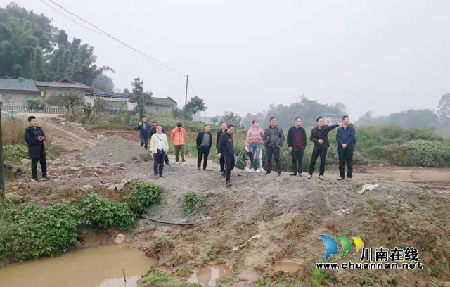 泸州市自然资源和规划局组织专家对江北镇土地整理项目设计变更进行现场踏勘论证(图1)