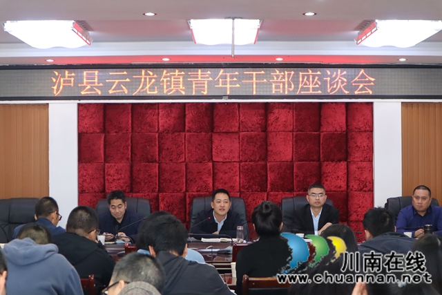 泸县云龙镇召开青年干部座谈会(图2)