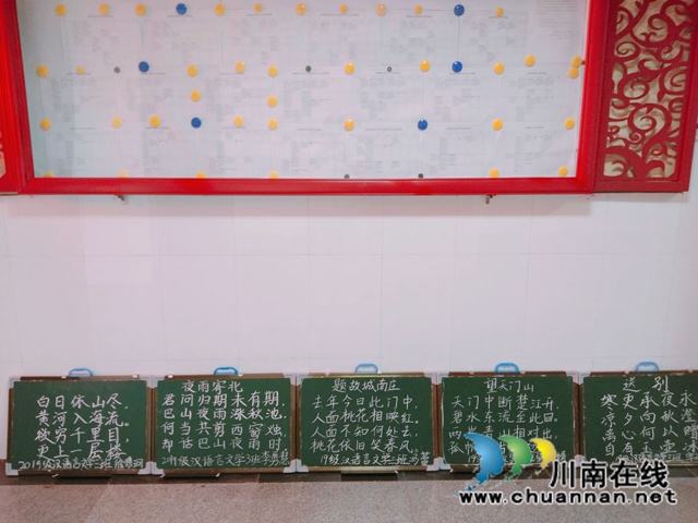 粉笔悠悠传情，练就师范技能！来看信阳师院人的专属小黑板(图2)