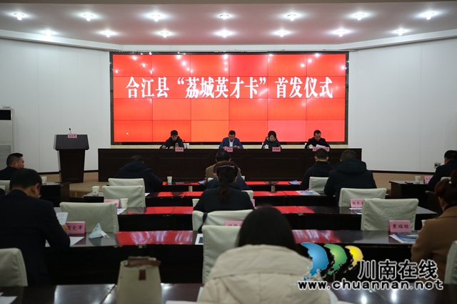 合江举行“荔城英才卡”首发仪式　首批32名持卡人可享受7方面15项服务(图1)