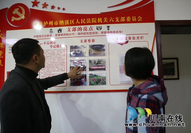 纳溪法院迎接全省法院基层党组织组织力提升工程工作交叉评估检查(图4)