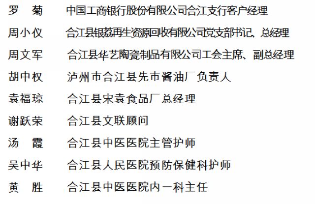 合江首发“荔城英才卡” 看看有没有你认识的(图12)