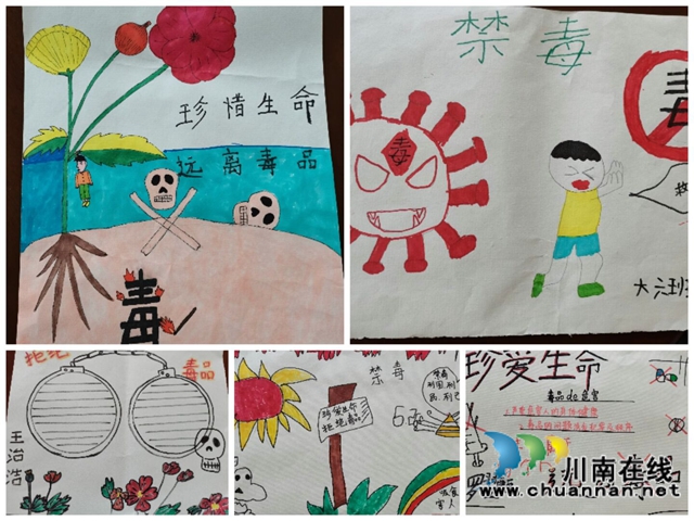 泸县太伏镇：“珍爱生命，远离毒品”——禁毒宣传从小抓起(图2)
