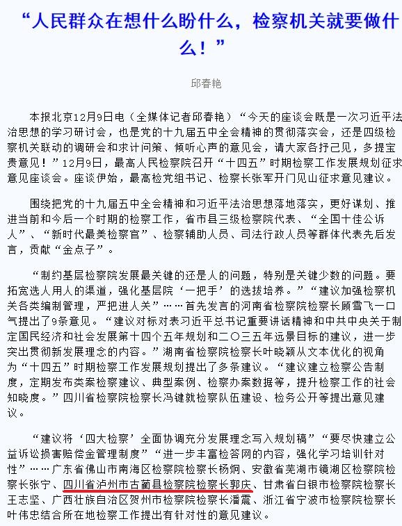 听！最高人民检察院意见座谈会上的“泸州声音”！(图2)