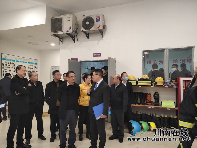 江阳区北城街道迎接市人大常委会关于《消防法》的执法检查(图1)