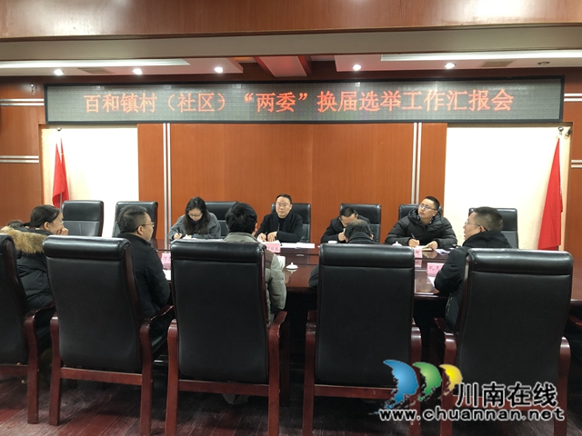 叶仕良率队到泸县百和镇督导村（社区）“两委”换届工作(图3)