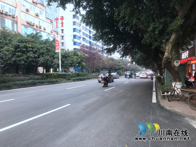 沿江侧施工提前完成，合江少岷路升级改造跑出合江“加速度”(图3)