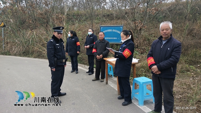 内江经开区靖民镇：开展森林防火宣传，提高森林防火意识(图1)