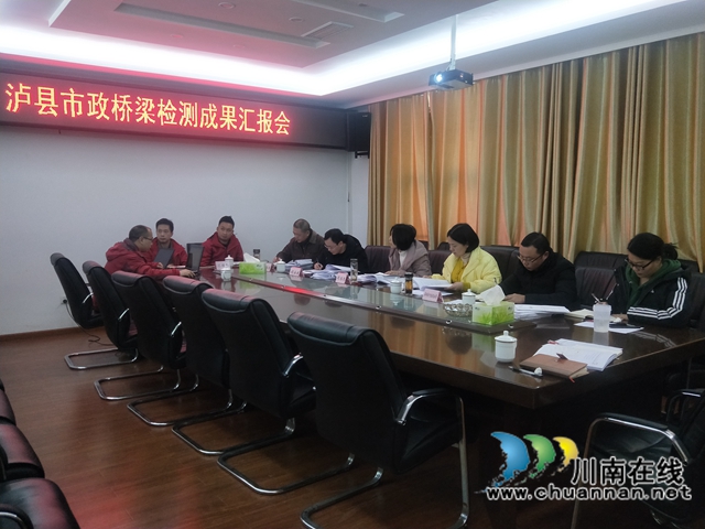 泸县综合行政执法局召开泸县市政桥梁检测成果汇报会(图2)