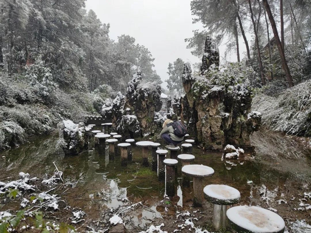 来方山，“雪”拼！(图7)