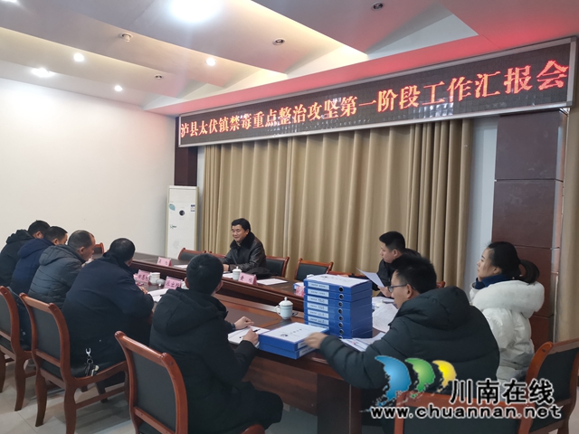 泸县禁毒委到太伏镇开展禁毒重点整治攻坚决战第一阶段工作考核检查(图2)