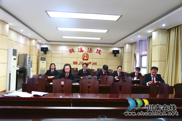 纳溪区法院召开2020年度述职述廉会议(图4)