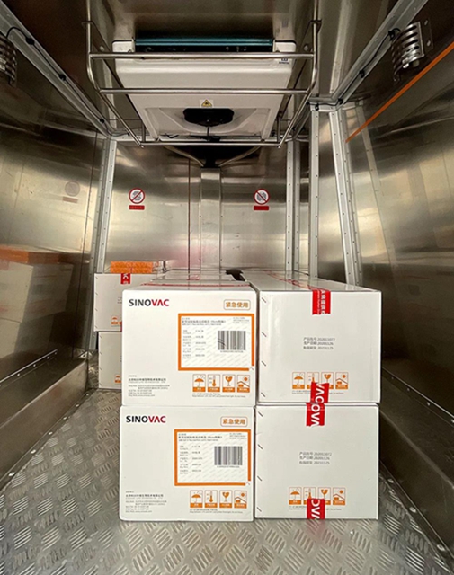关注！泸州市第六批近6万支新冠疫苗“入住”市疾控中心(图4)
