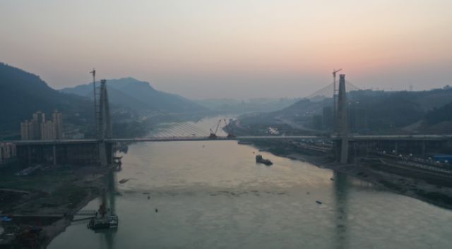 全国首创！宜宾盐坪坝长江大桥“鱼跃长江”造型很洋气！(图1)