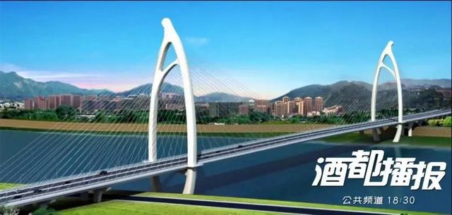 全国首创！宜宾盐坪坝长江大桥“鱼跃长江”造型很洋气！(图3)