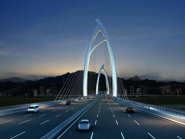 全国首创！宜宾盐坪坝长江大桥“鱼跃长江”造型很洋气！(图2)