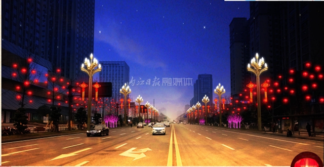 火树银花不夜天！内江今年春节夜景“提前看”(图3)