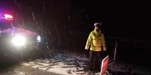 -4.9℃下古蔺的“雪警”，你绝对没有见过！(图2)