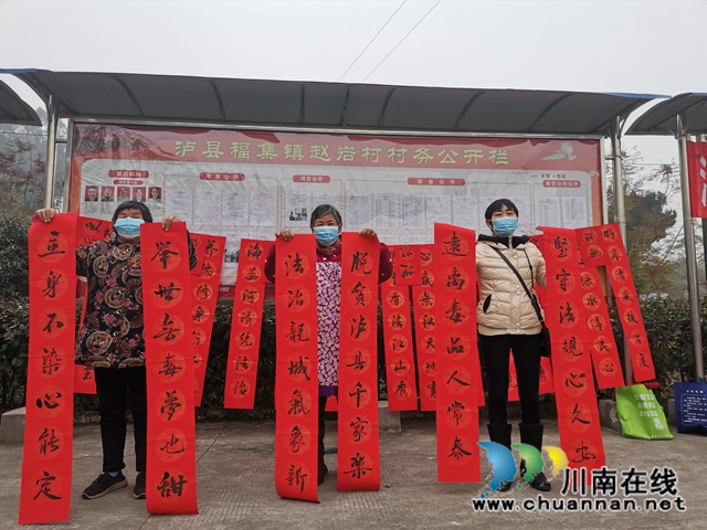 泸县“迎牛年新春·送法治三宝”活动走进企业、乡村(图5)