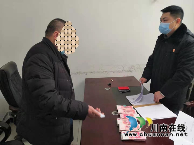 纳溪区法院：承包工程不上心，强执履行赔偿款(图1)