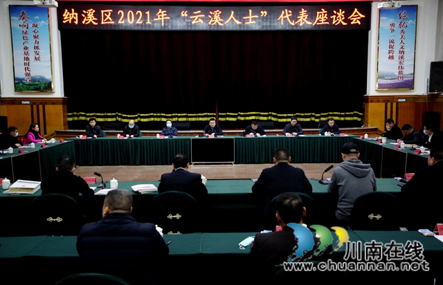 纳溪区召开“云溪人士”代表座谈会