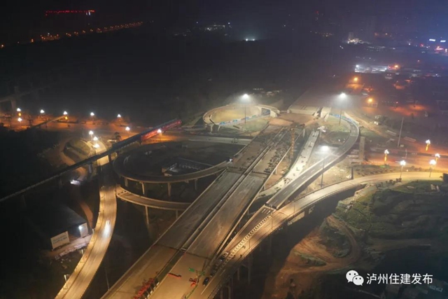 泸州蜀泸立交这条匝道通车！沱六桥可直通蜀泸大道隆纳高速方向(图4)