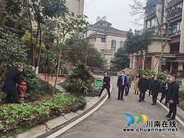 江阳区人大调研华阳街道疫情防控工作及节前安全工作(图1)