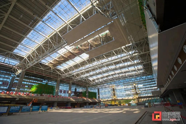 现场实拍 直击高铁自贡东站最新进展——(图4)