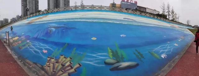 哪吒闹海彩绘太惊艳了！就在宜宾这个公园(图4)