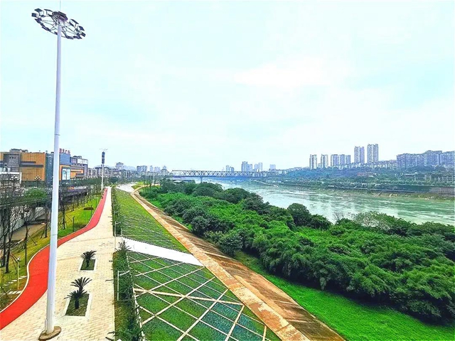 哪吒闹海彩绘太惊艳了！就在宜宾这个公园(图7)