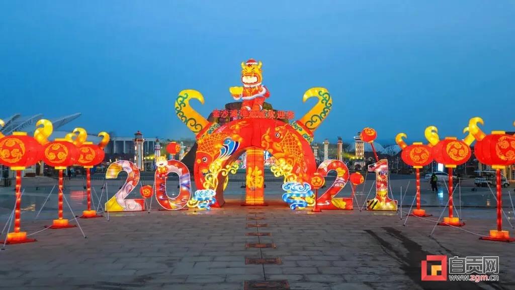 漂亮！自贡彩灯点亮青岛，还引来央视关注(图2)