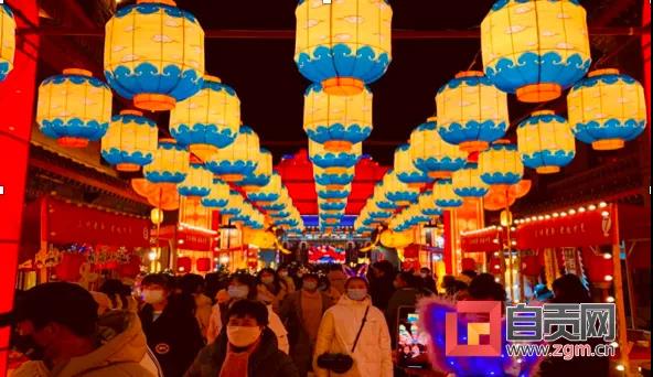 漂亮！自贡彩灯点亮青岛，还引来央视关注(图7)