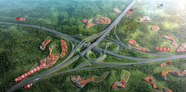 再过几天,全部打通!内江“半小时经济圈”即将开启(图1) 再过几天,全部打通!内江“半小时经济圈”即将开启(图1)