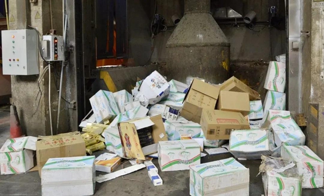 6.1吨+6万余条！近千万元！泸州市江阳区集中销毁一批违法物资(图5)