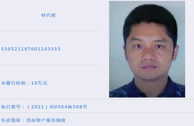 龙马潭区人民法院 | 失信被执行人曝光(2021年第1期)(图4) 龙马潭区人民法院 | 失信被执行人曝光(2021年第1期)(图4)