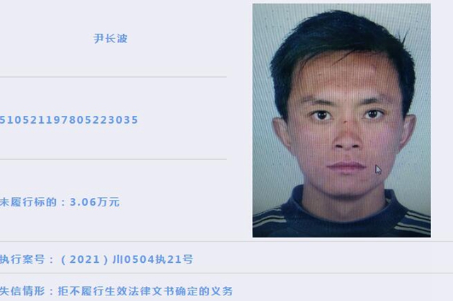 龙马潭区人民法院 | 失信被执行人曝光(2021年第1期)(图11) 龙马潭区人民法院 | 失信被执行人曝光(2021年第1期)(图11)