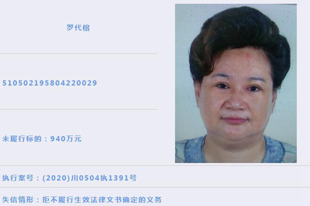 龙马潭区人民法院 | 失信被执行人曝光(2021年第1期)(图9) 龙马潭区人民法院 | 失信被执行人曝光(2021年第1期)(图9)